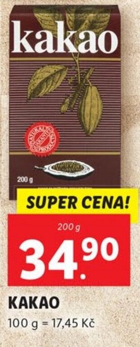 Lidl KAKAO nabídka
