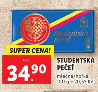 Lidl STUDENTSKÁ PECET nabídka
