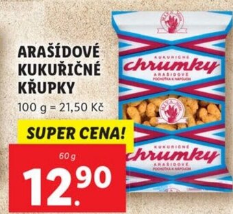 Lidl ARAŠÍDOVÉ KUKUŘIČNÉ KŘUPKY nabídka