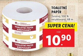 Lidl TOALETNÍ PAPÍR nabídka