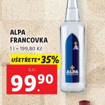 Lidl ALPA FRANCOVKA 1L nabídka