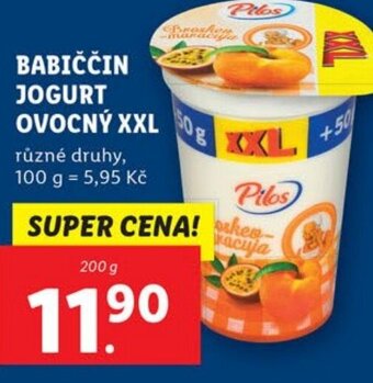 Lidl BABIČČIN JOGURT OVOCNÝ XXL nabídka