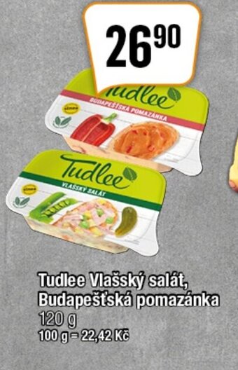 TEMPO Tudlee Vlašský salát, Budapešťská pomazánka 120 g nabídka