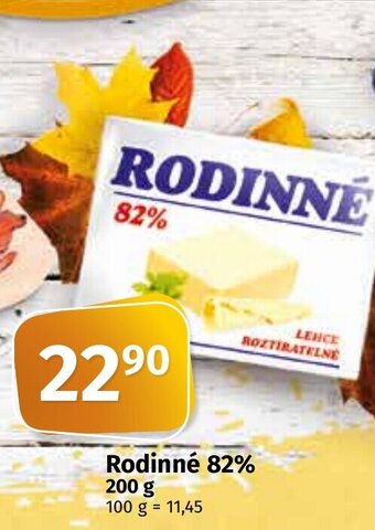 COOP TIP Rodinné 82% 200 g nabídka