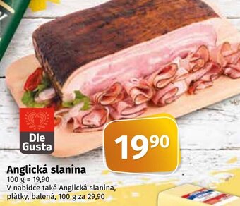 COOP TIP Anglická slanina 100 g nabídka