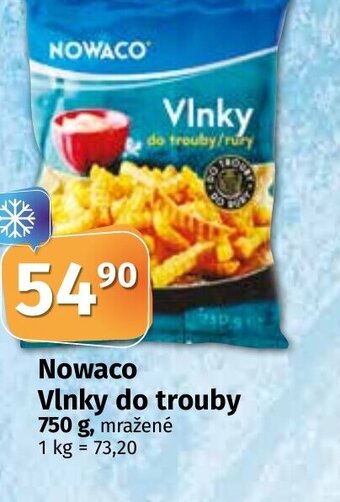 Nowaco Vlnky do trouby 750 g