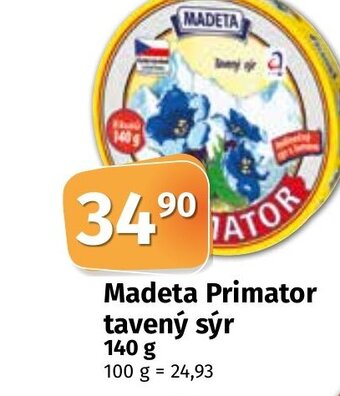 COOP TIP Madeta Primator tavený sýr 140 g nabídka