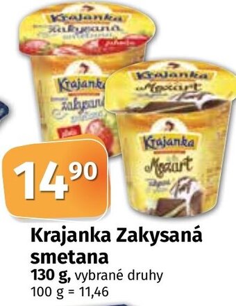 COOP TIP Krajanka Zakysaná smetana 130 g nabídka