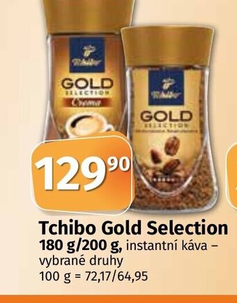 COOP TIP Tchibo Gold Selection 180 g/200 g nabídka