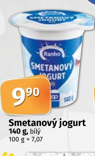 COOP TIP Smetanový jogurt 140 g nabídka