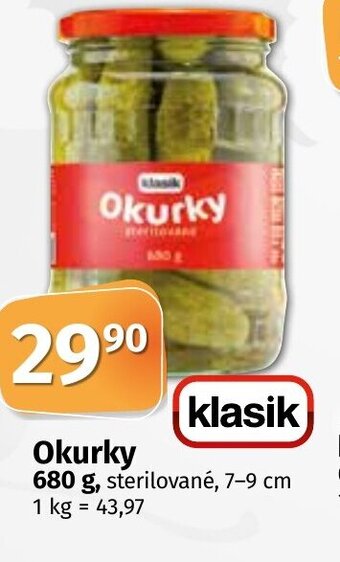 COOP TIP Okurky 680 g nabídka