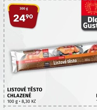 Coop LISTOVÉ TĚSTO CHLAZENÉ nabídka