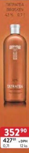 Qanto TATRATEA BROSKEV 42% 0,7 l. nabídka