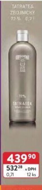 TATRATEA ZBOJNICKY 72% 0,7 l.