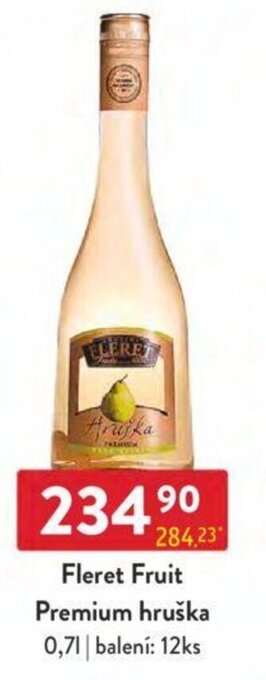 Fleret Fruit Premium hruška 0,7 l.