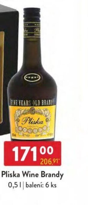 Qanto Pliska Wine Brandy 0,5 l. nabídka