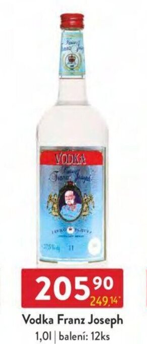 Qanto Vodka Franz Joseph 1,0 l. nabídka