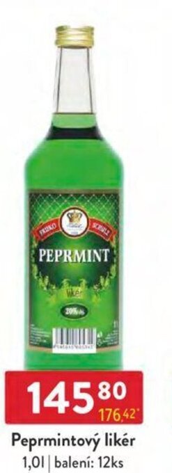 Qanto Peprmintový likér 1,0 l. nabídka