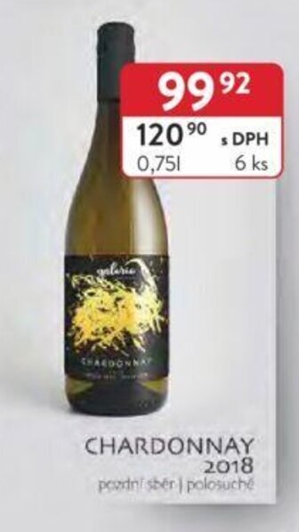 Qanto CHARDONNAY 2018 nabídka