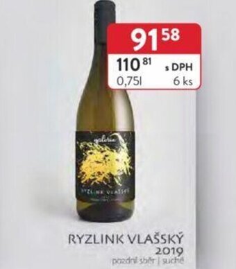 Qanto RYZLINK VLAŠSKÝ 2019 nabídka