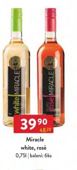 Qanto Miracle white, rosé 0.75 l. nabídka