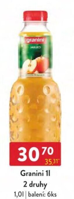 Qanto Granini 1l. 2 druhy nabídka