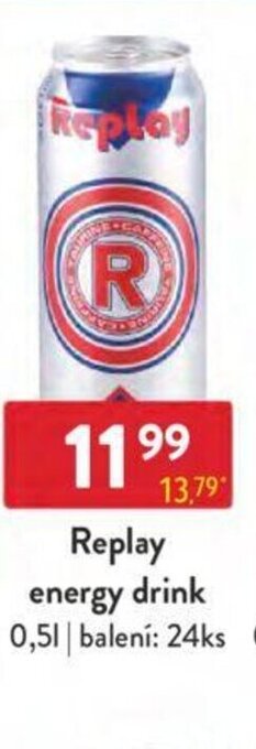 Replay energy drink 0.5 l.