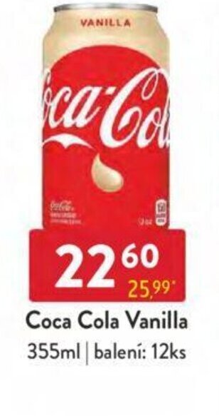 Qanto Coca Cola Vanilla 355ml nabídka