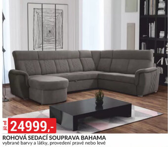 Baumax ROHOVÁ SEDACÍ SOUPRAVA BAHAMA nabídka