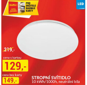 Baumax STROPNÍ SVÍTIDLO nabídka