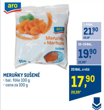 Makro MERUŇKY SUŠENÉ nabídka
