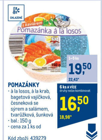 Makro POMAZÁNKY nabídka