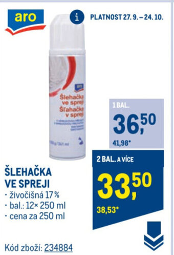 Makro ŠLEHAČKA VE SPREJI nabídka