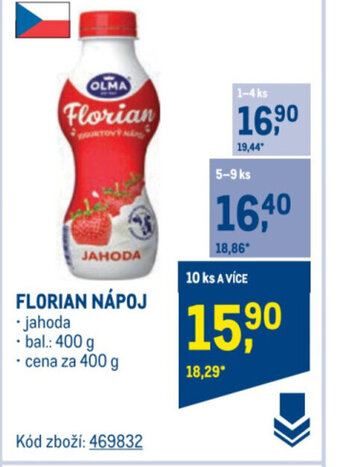 Makro FLORIAN NÁPOJ nabídka