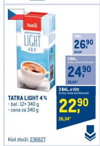 Makro TATRA LIGHT 4% nabídka