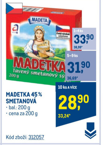 Makro MADETKA 45% SMETANOVÁ nabídka