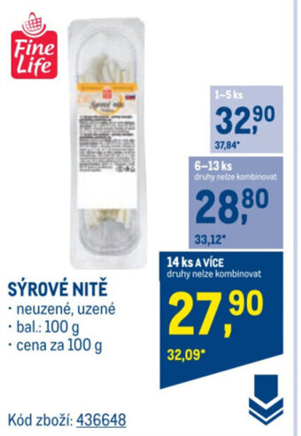 Makro SYROVÉ NITĚ nabídka