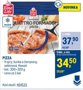 Makro PIZZA nabídka