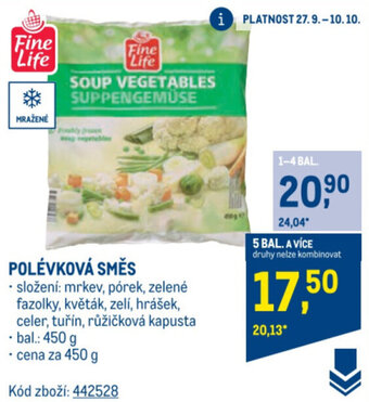 Makro POLÉVKOVÁ SMĚS nabídka