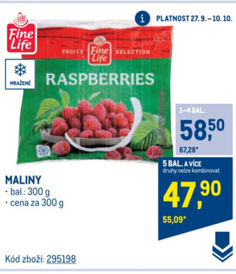 Makro MALINY nabídka
