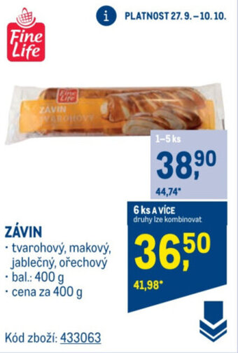 Makro ZÁVIN nabídka