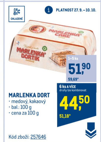 Makro MARLENKA DORT nabídka