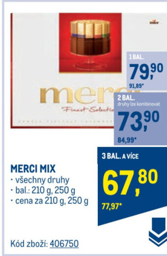 Makro MERCI MIX nabídka