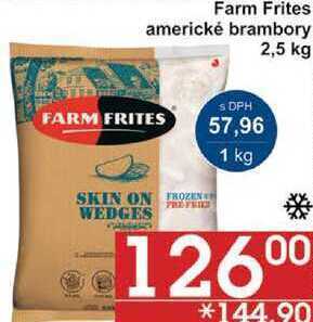 Jip Farm frites americké brambory, 2,5 kg nabídka