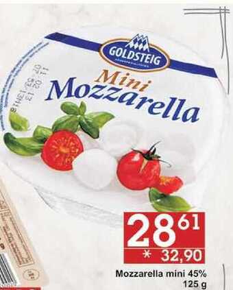 Jip Mozzarella mini 45%, 125 g nabídka