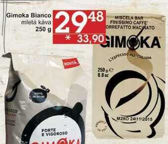 Jip Gimoka bianco mletá káva, 250 g nabídka