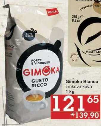 Jip Gimoka bianco zrnková káva, 1 kg nabídka