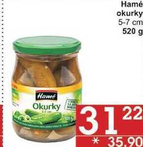 Jip Hamé okurky 5-7 cm, 520 g nabídka