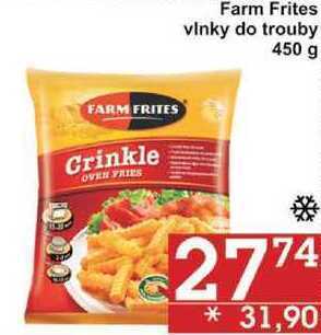 Jip Farm frites vinky do trouby, 450 g nabídka