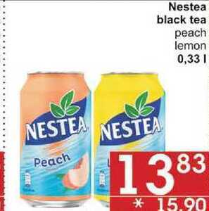 Jip Nestea black tea peach, 0,33 l nabídka